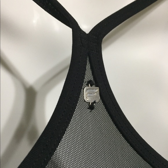 Fabletics Sport Bra/ Top Sexy Metalic and Mesh - Picture 3 of 3